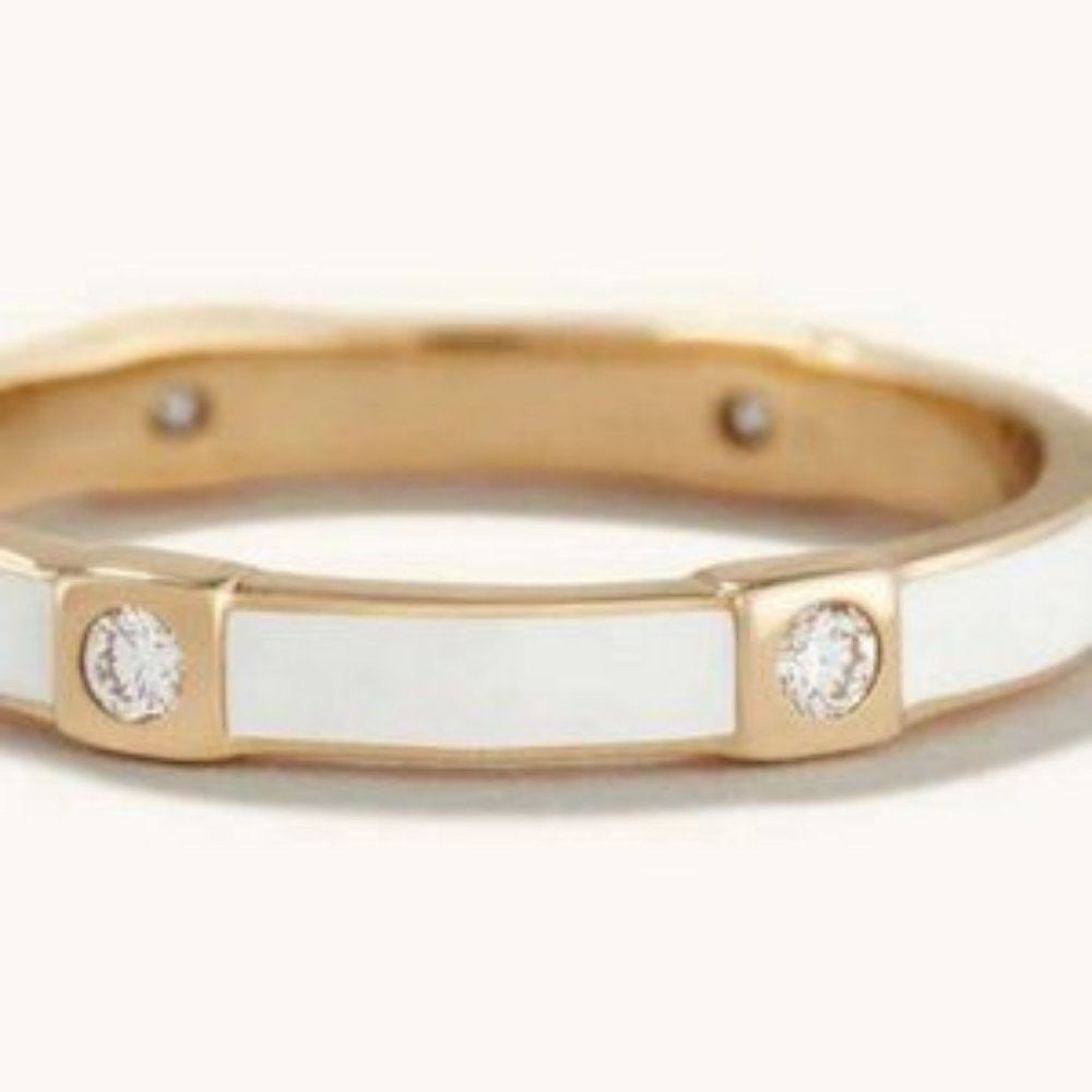 diamond ciramic band